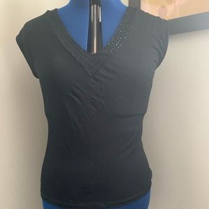 Express Design Studio Beaded Tank Top